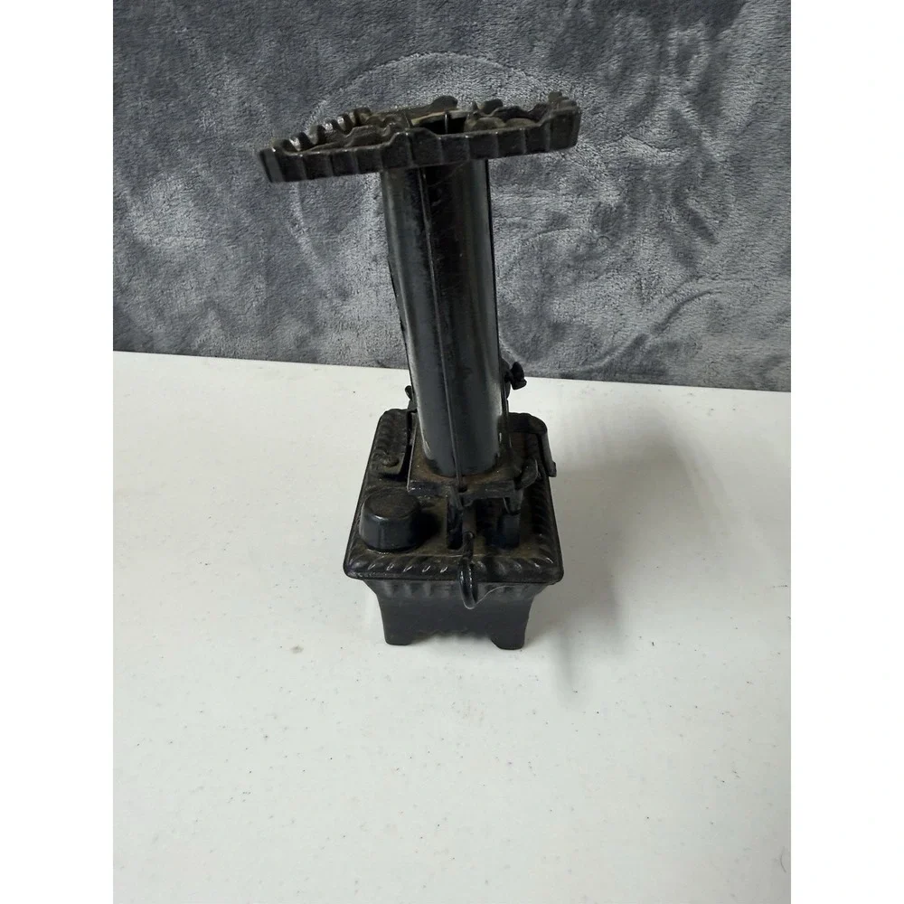 Antique Central Oil & Gas Stove Co Daisy Cast Iron Lamp Stove Heater - PARTS